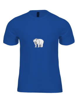Koszulka White Bear męski niebieski royal 2XL