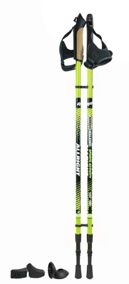 KIJKI NORDIC WALKING 2cz. LIME/BLACK