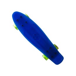 Deskorolka Mini Longboard - niebieska Master