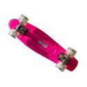 Deskorolka Mini Longboard - różowa Master