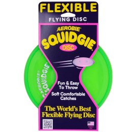 Frisbee Dysk do Rzucania AEROBIE Squidgie Green AEROBIE