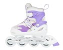 Łyżworolki 2w1 SPARTAN Purple-White Inliner (30-33) Spartan Sport