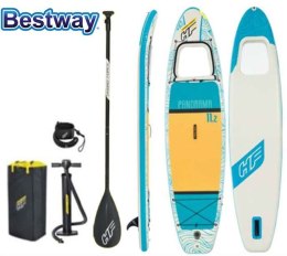 POMPOWANA DESKA SUP Z PANORAMĄ 3,40 cm ZESTAW Spartan Sport