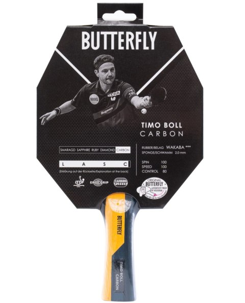 Rakietka do Tenisa Stołowego BUTTERFLY Timo Boll Carbon Butterfly