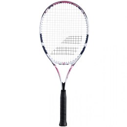 Rakieta do tenisa ziemnego Babolat Feather S CV G1 biało-różowo-granatowa 194031 121239