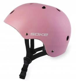 Kask Skateboardowy na Deskorolkę Rower Ochronny Regulowany SOKE M 54-58 cm Soke