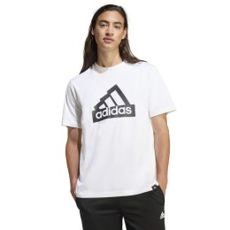 Koszulka męska adidas Modern Essentials Graphic biała IW2634