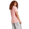 Koszulka damska adidas Essentials 3-Stripes Tee różowa IY1698