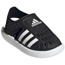 Sandały dla dzieci adidas Closed-Toe Summer Water czarno-białe GW0391