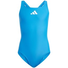 Kostium kąpielowy dla dziewczynki adidas Solid Small Logo niebieski IT2714