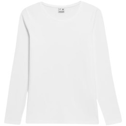 Koszulka damska Longsleeve 4F F376 biała 4FWMM00TLONF376 10S