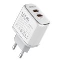 Ładowarka sieciowa LDNIO A2528C 2USB-C 35W + Kabel USB-C - USB-C LDNIO