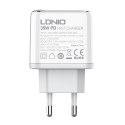 Ładowarka sieciowa LDNIO A2528C 2USB-C 35W + Kabel USB-C - USB-C LDNIO